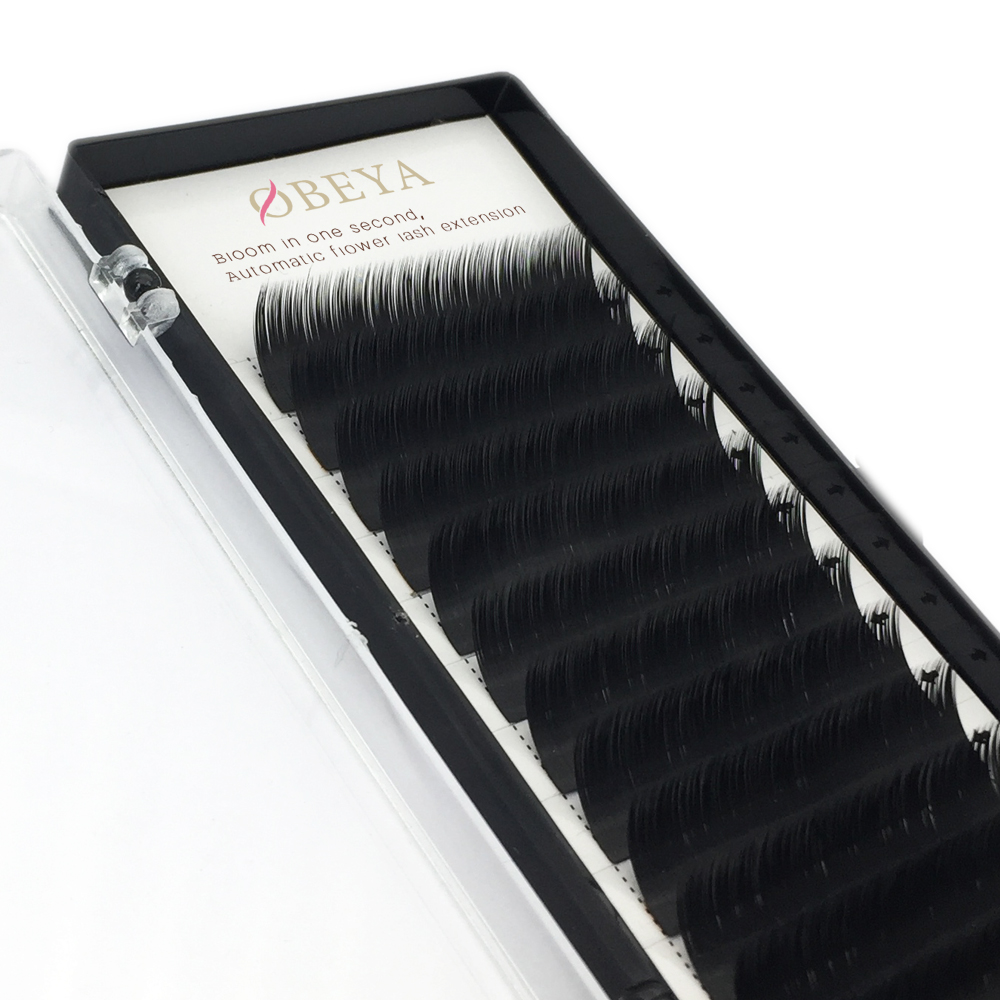 Eyelash Extension Vendors Offer Blooming Volume Eyelashes Individual Lashes with Private Label  YY42